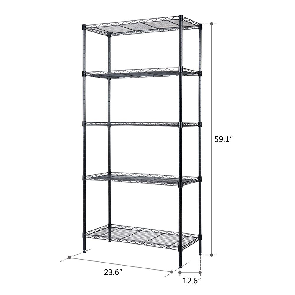 5 Tier Storage Shelving Unit