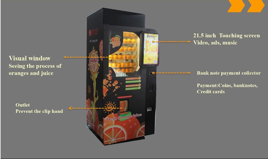 NEW Fresh Orange Juice Customised Vending Machine Automatic